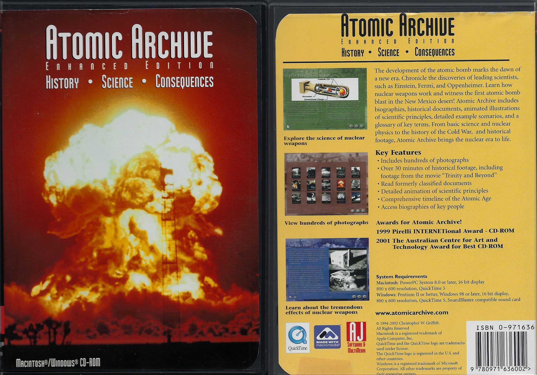 Atomic Archive: Enhanced Edition CD-ROM