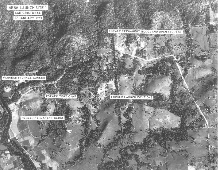 Reconnaissance Photograph - San Cristobal MRBM Site 1 - 27 January 1963