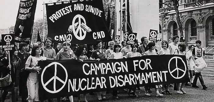 Protesting nuclear weapons
