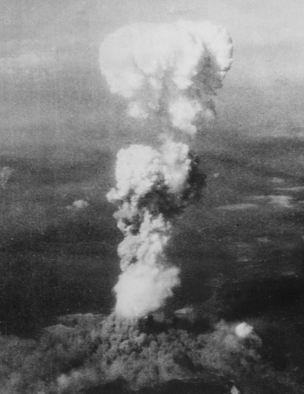 Atomic Bomb Cloud over Hiroshima