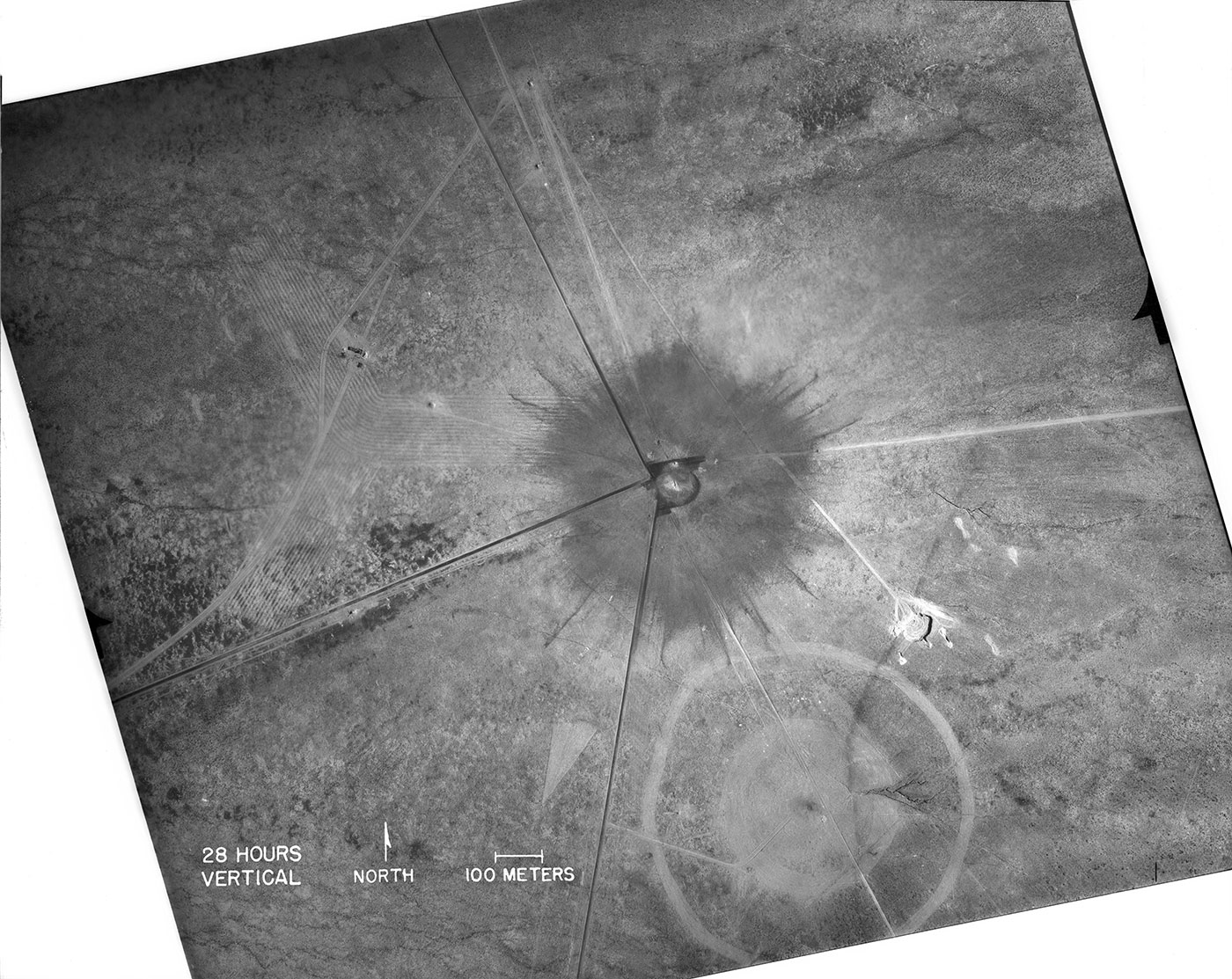 Aerial View of the Trinity Test Site