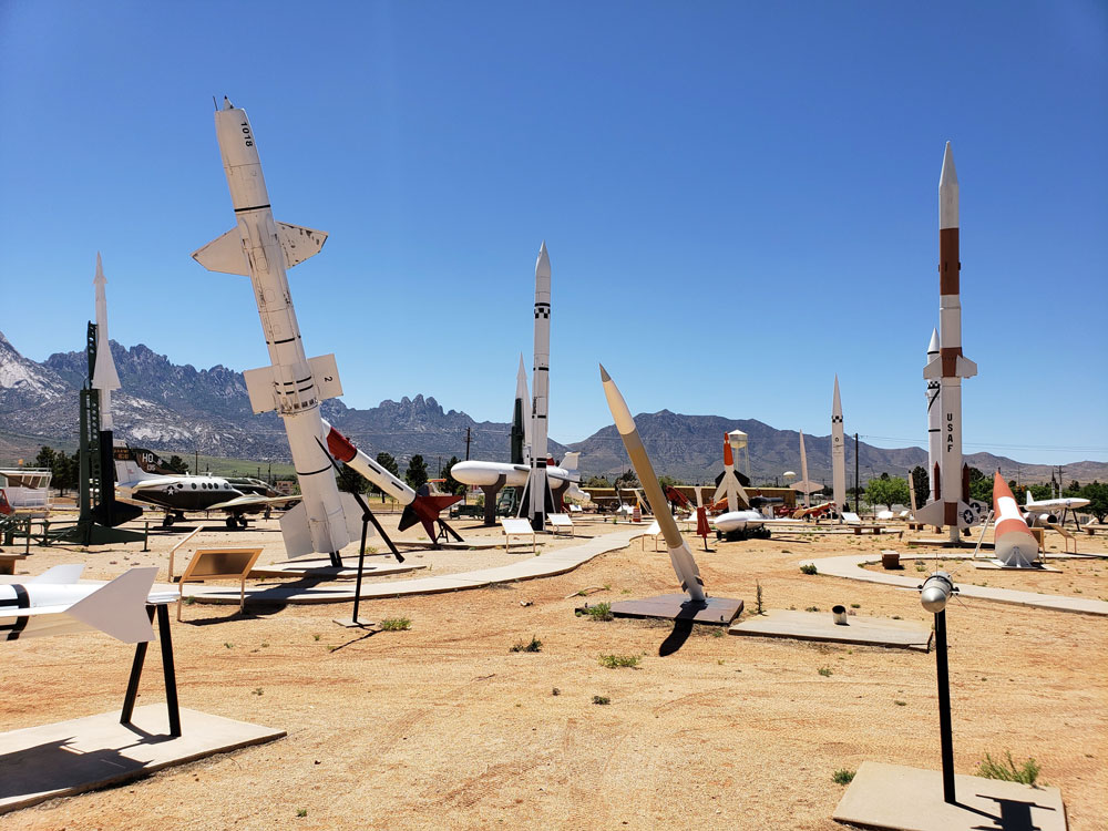 Missile Park at the White Sands Missile Range Museum