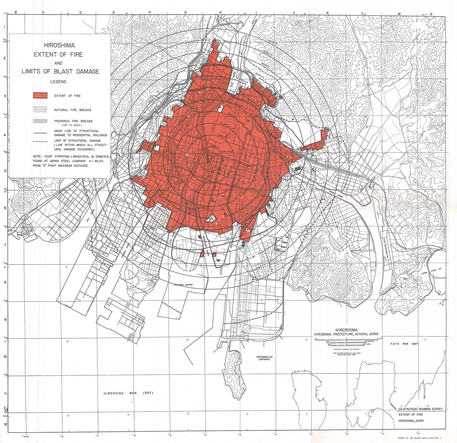 Hiroshima Damage Map